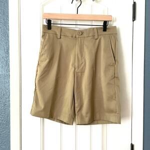 Classic fit flat front shorts